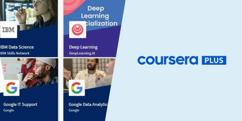 Các khóa học được chia sẻ trên Coursera Plus