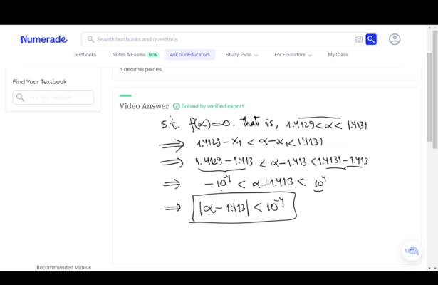 Lợi ích của tài khoản Numerade subscription