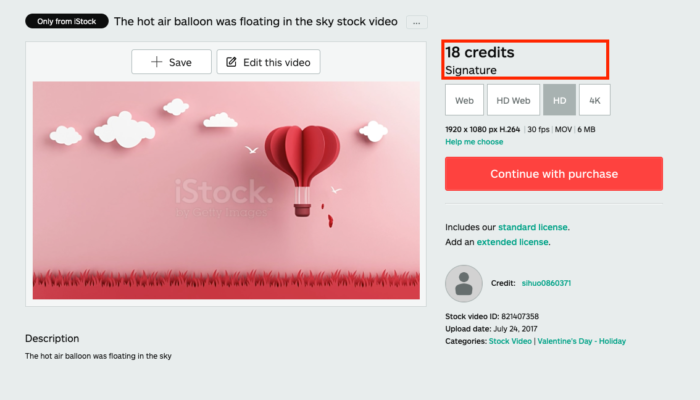 Tìm kiếm và mua ảnh/video trên iStock