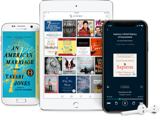 Tài khoản Scribd Premium có thể sử dụng trên nhiều phương tiện 