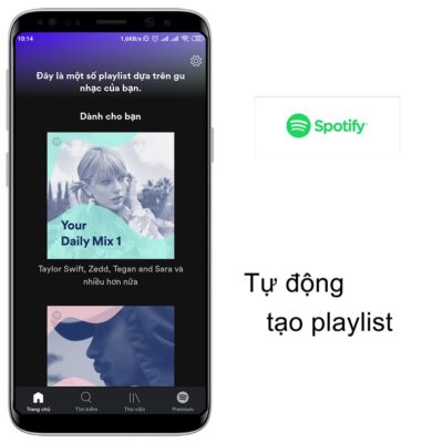 Tự động tạo Playlist dựa trên sở thích nghe nhạc của bạn