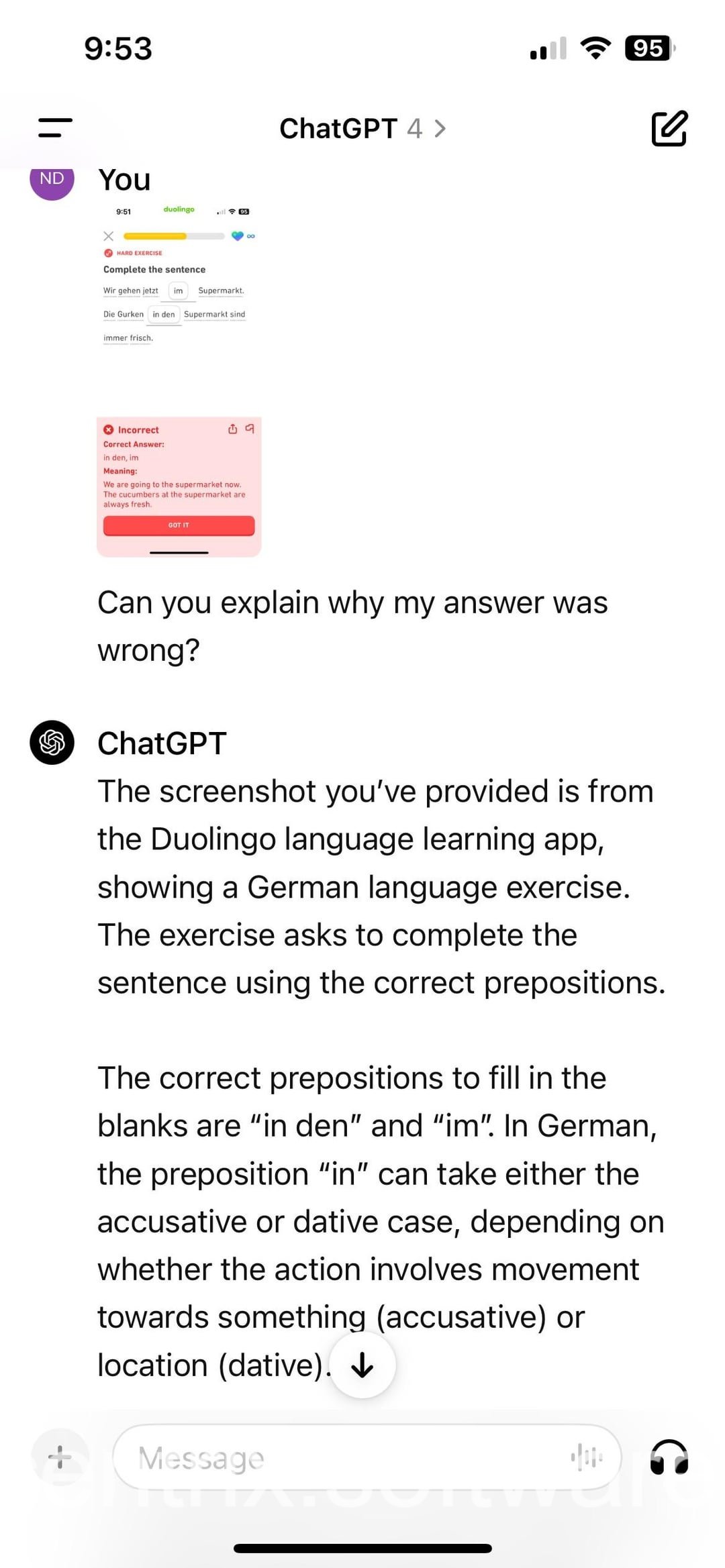Cài đặt Duolingo chatGPT