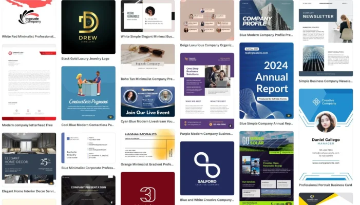 Bộ nhận diện thương hiệu Canva Pro