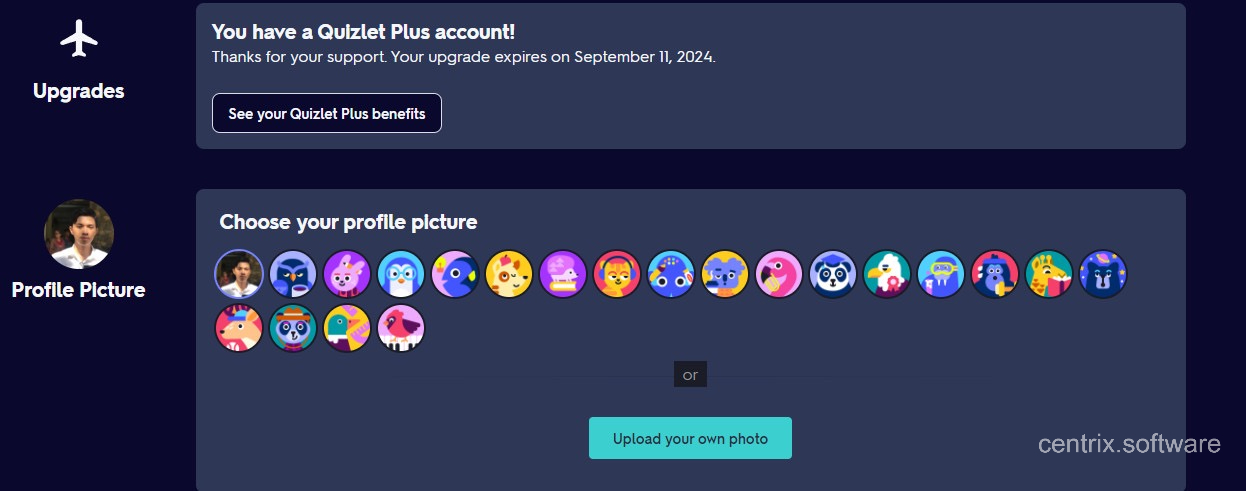 Hướng dẫn đăng ký Quizlet Plus