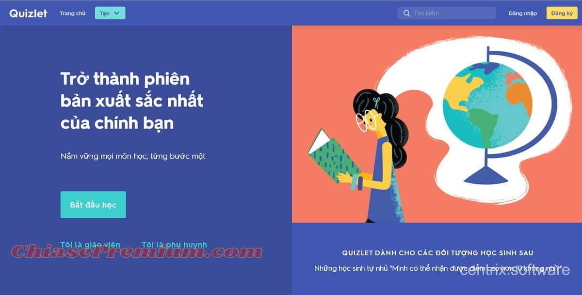 Các tính năng của Quizlet