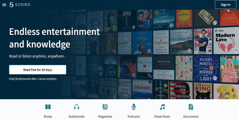 Mua tài khoản Scribd Premium