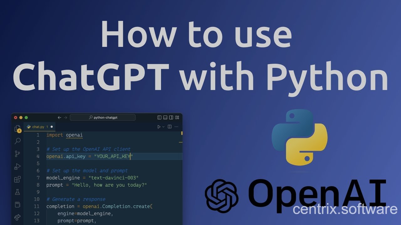 Text Completion ChatGPT Python