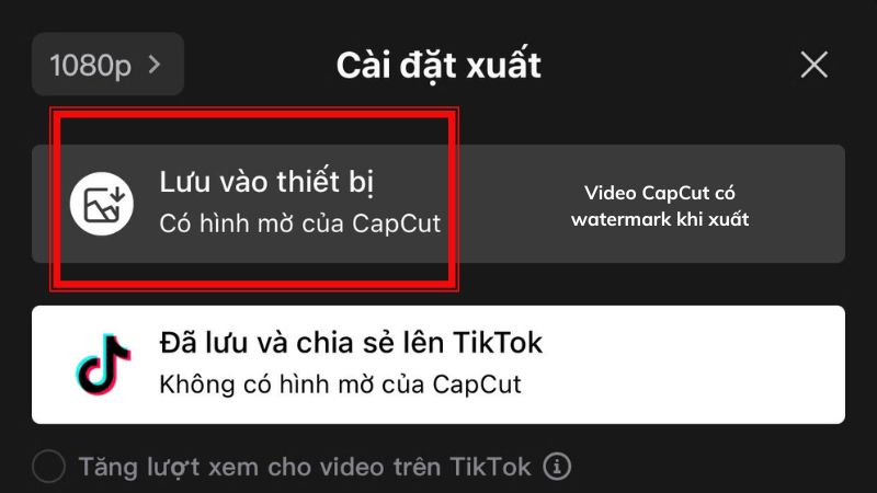 tải video capcut không logo