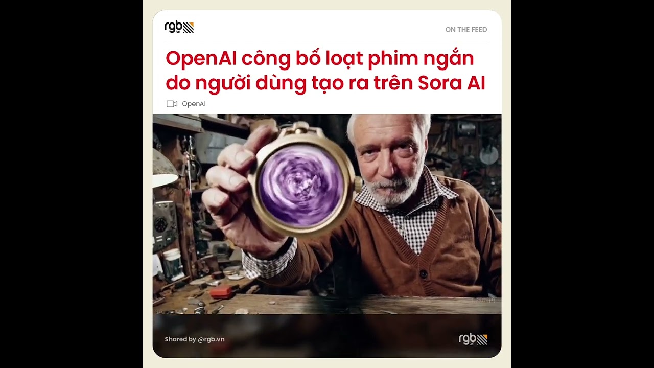 Loạt phim ngắn được tạo ra bởi AI Sora của OpenAI