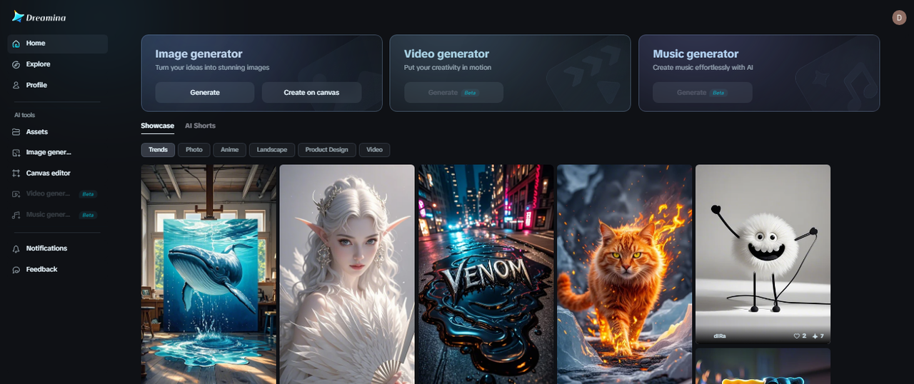 Giao diện xuất ảnh Dreamina - dreamina-export-settings
