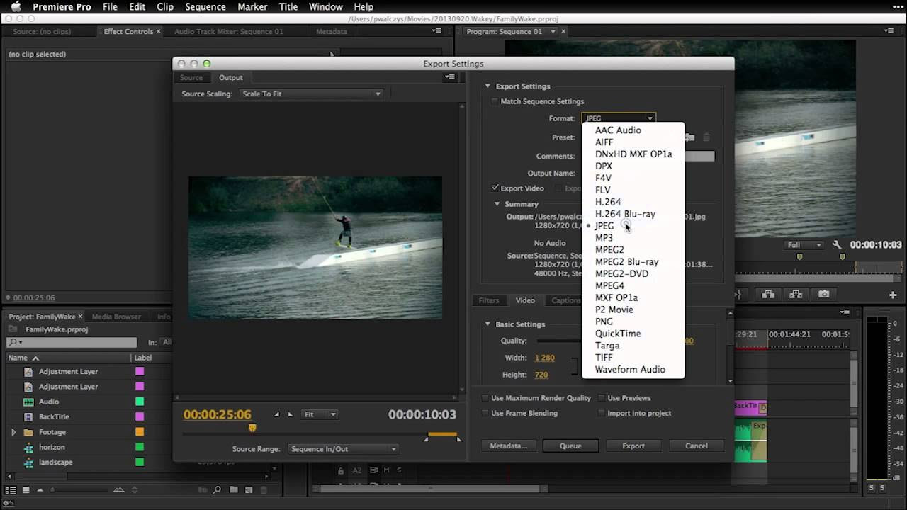 Exporting Image Sequences - Adobe Media Encoder - YouTube
