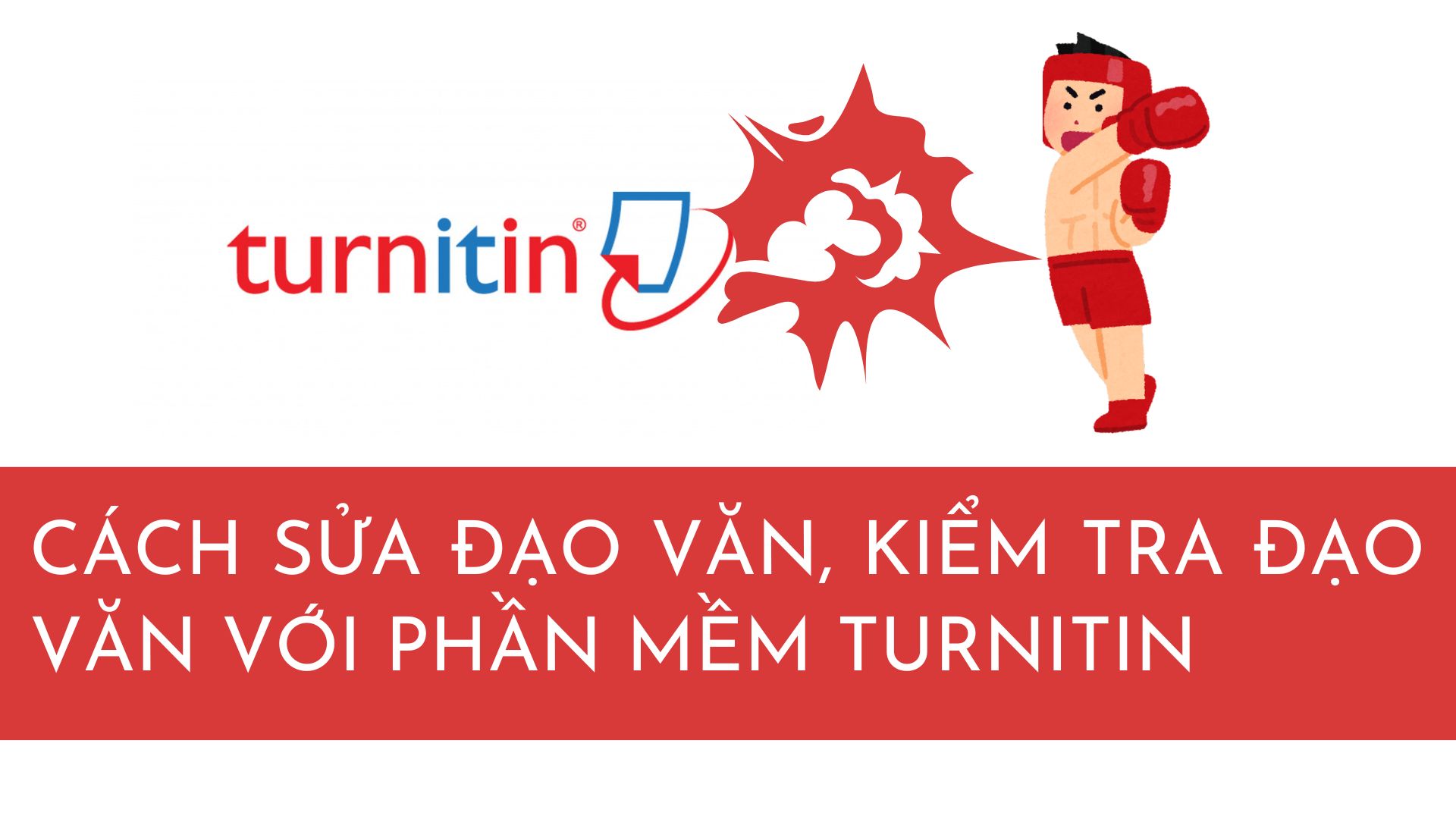 mẹo giảm tỷ lệ Turnitin