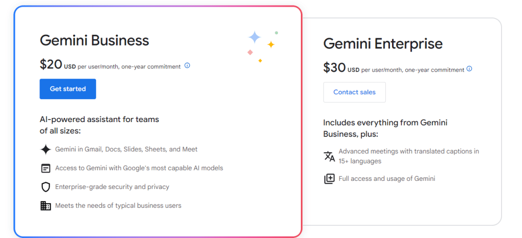 bảng giá Gemini Pro CentriX