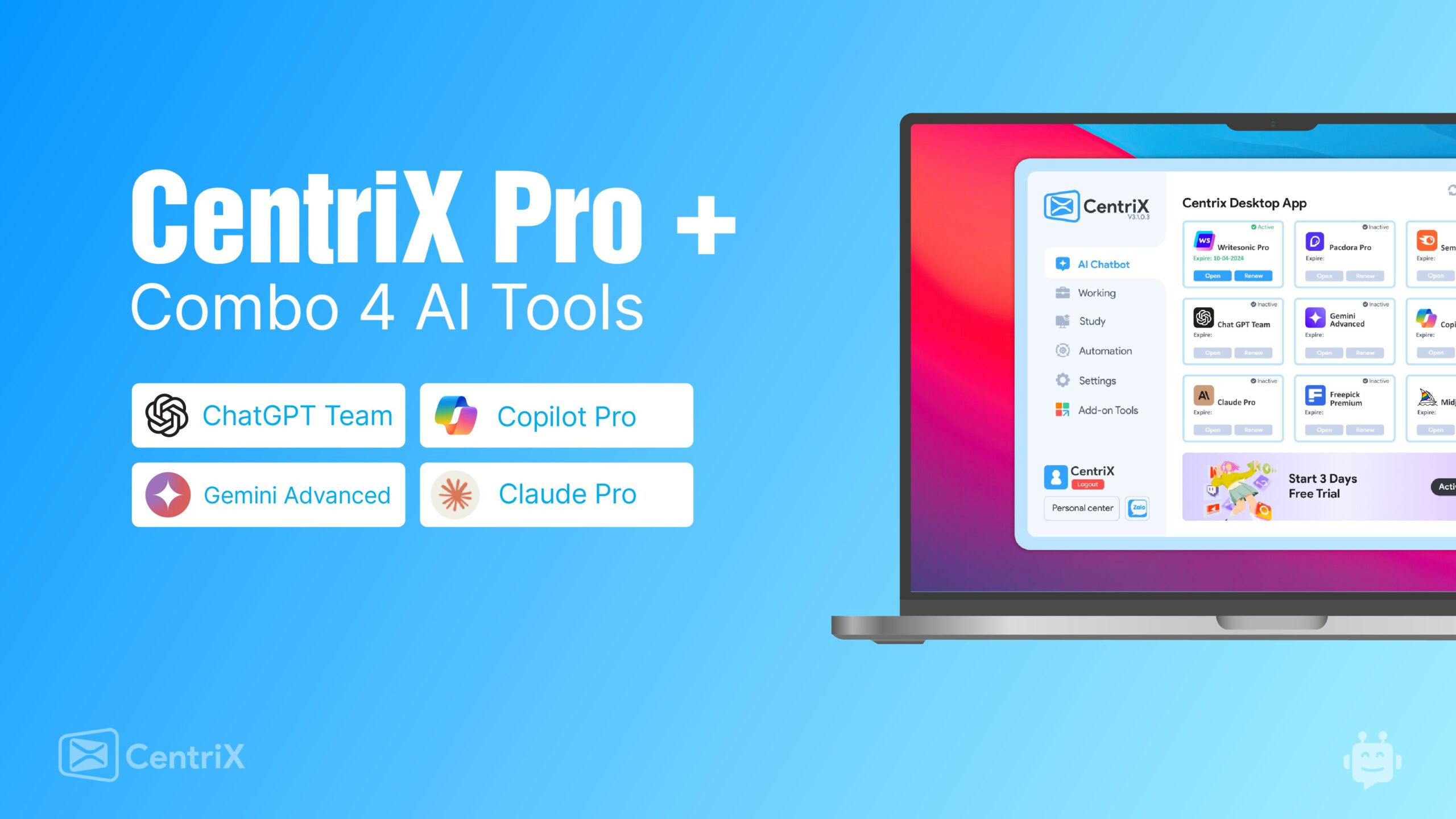 CentriX App Banner