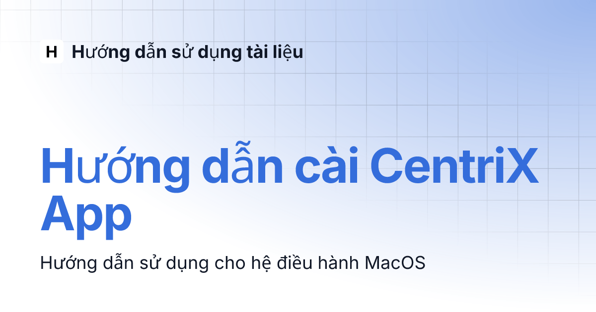 CentriX App Interface