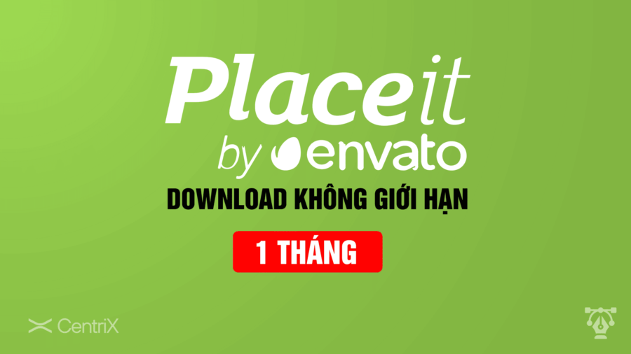 Tài khoản Placeit Subscription - Tạo Mockup và Logo Chuyên Nghiệp