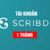 Tài Khoản Scribd Premium - Kho tàng Ebook vô tận