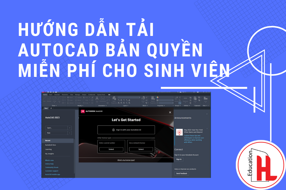 AutoCAD miễn phí cho sinh viên