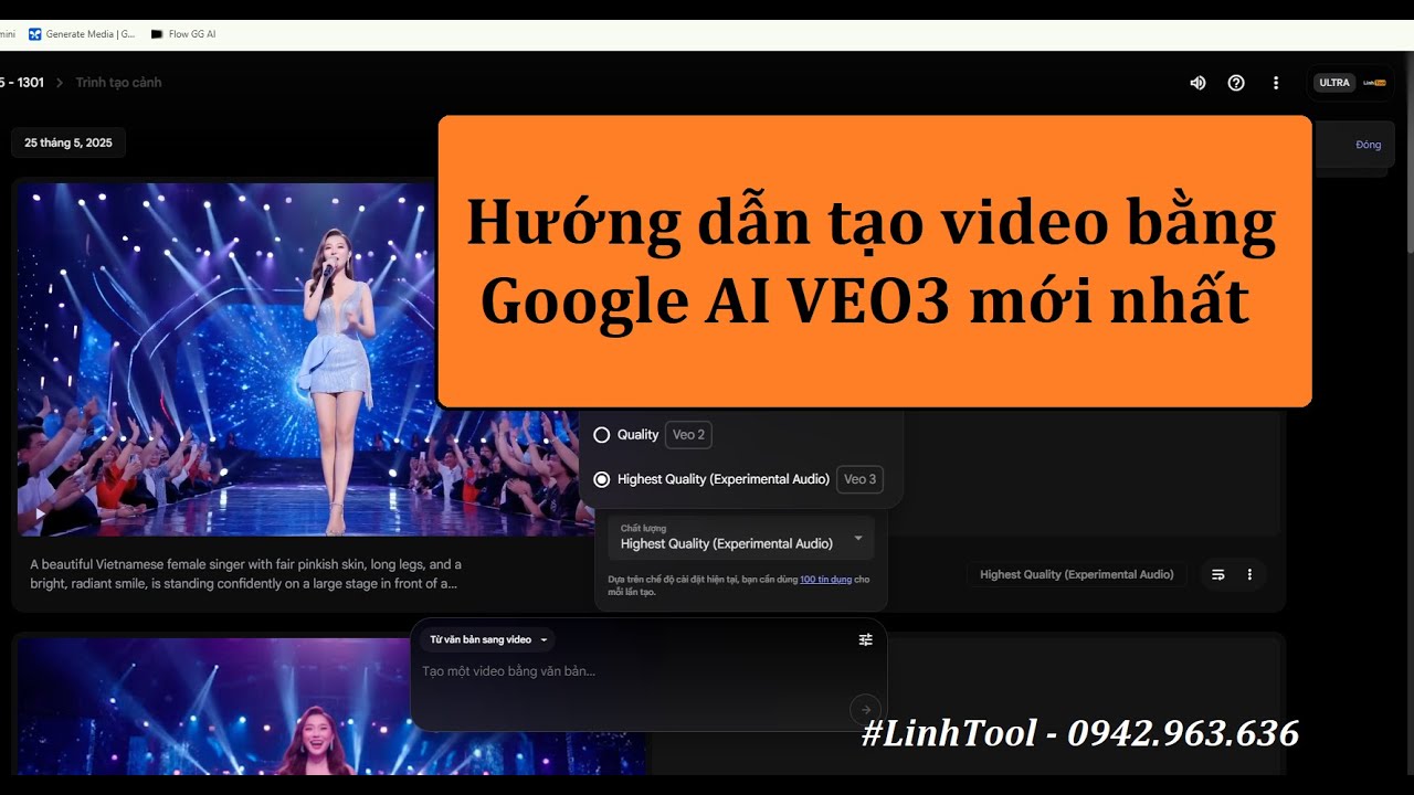 Ví dụ video AI từ Veo 3