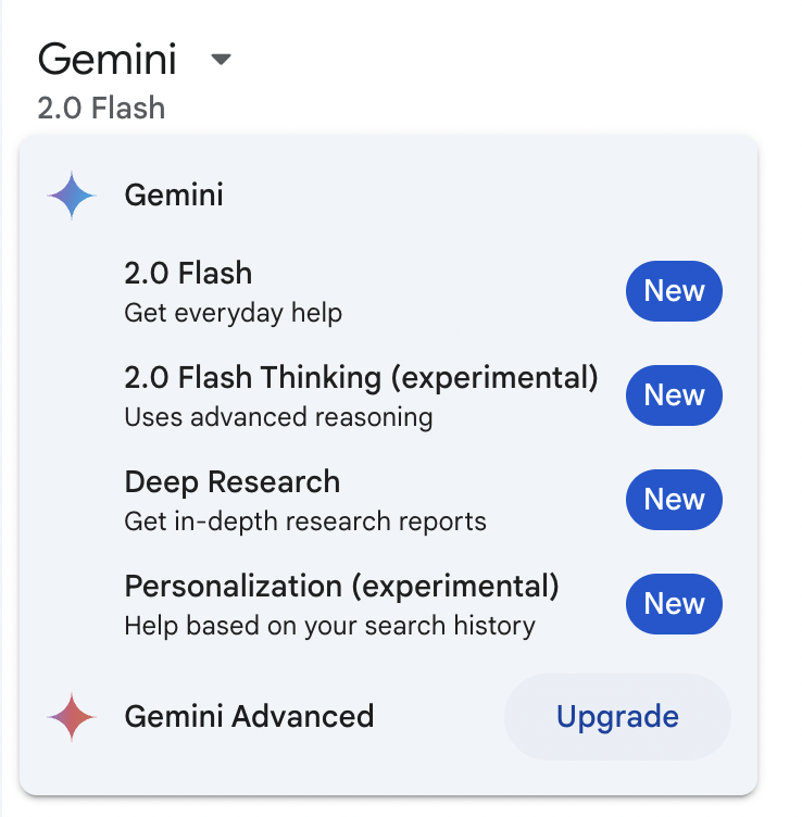 Giao diện Gemini Pro