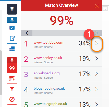 Turnitin: A staff guide to viewing the Similarity Report - Blackboard Help  for Staff - University of Reading