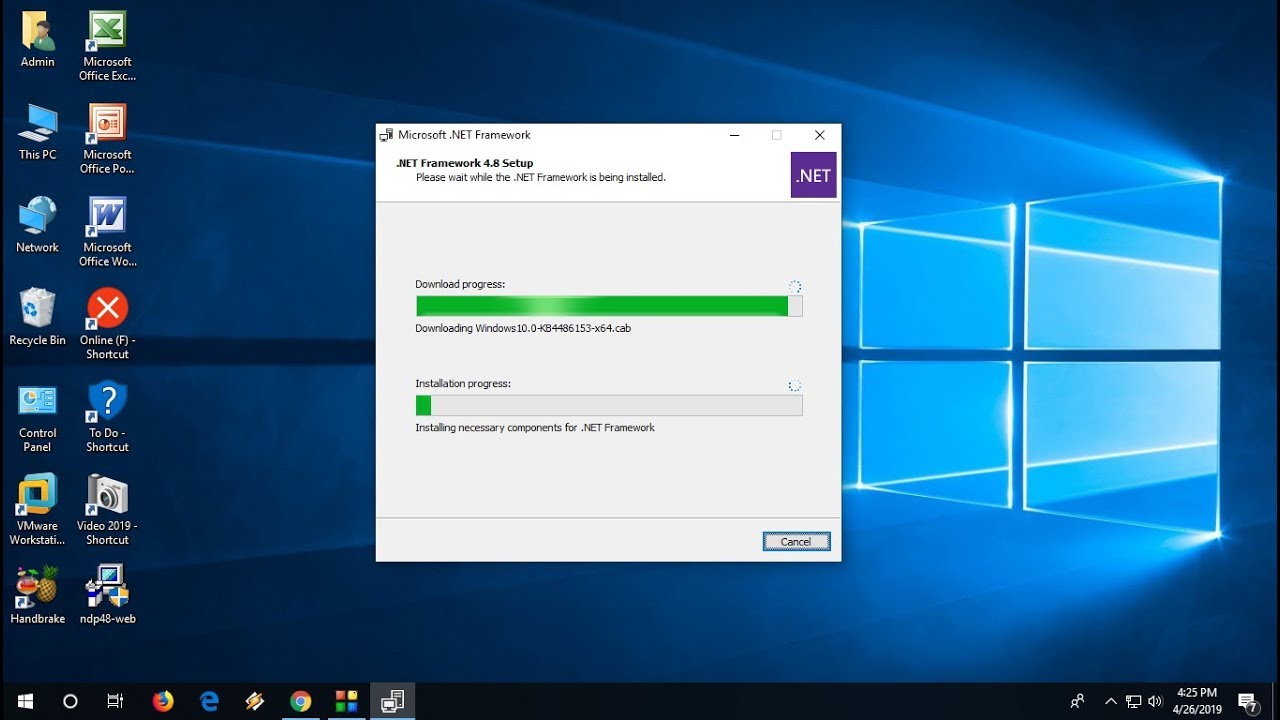 How to Install .Net Framework 4.8 Runtime in Windows 10