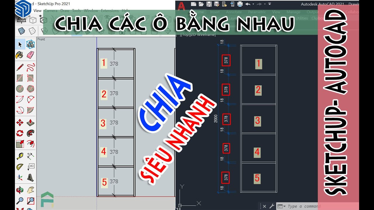 Lệnh DIVIDE trong AutoCAD