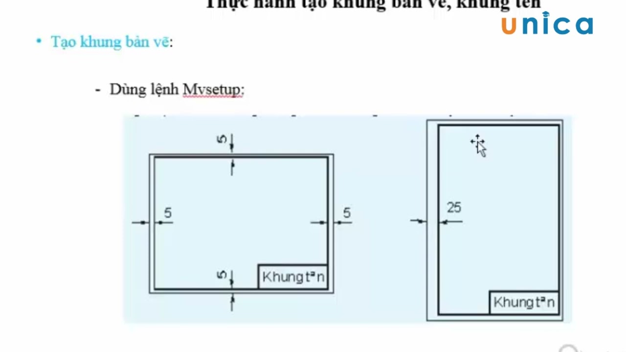 Minh họa lệnh Table trong AutoCAD