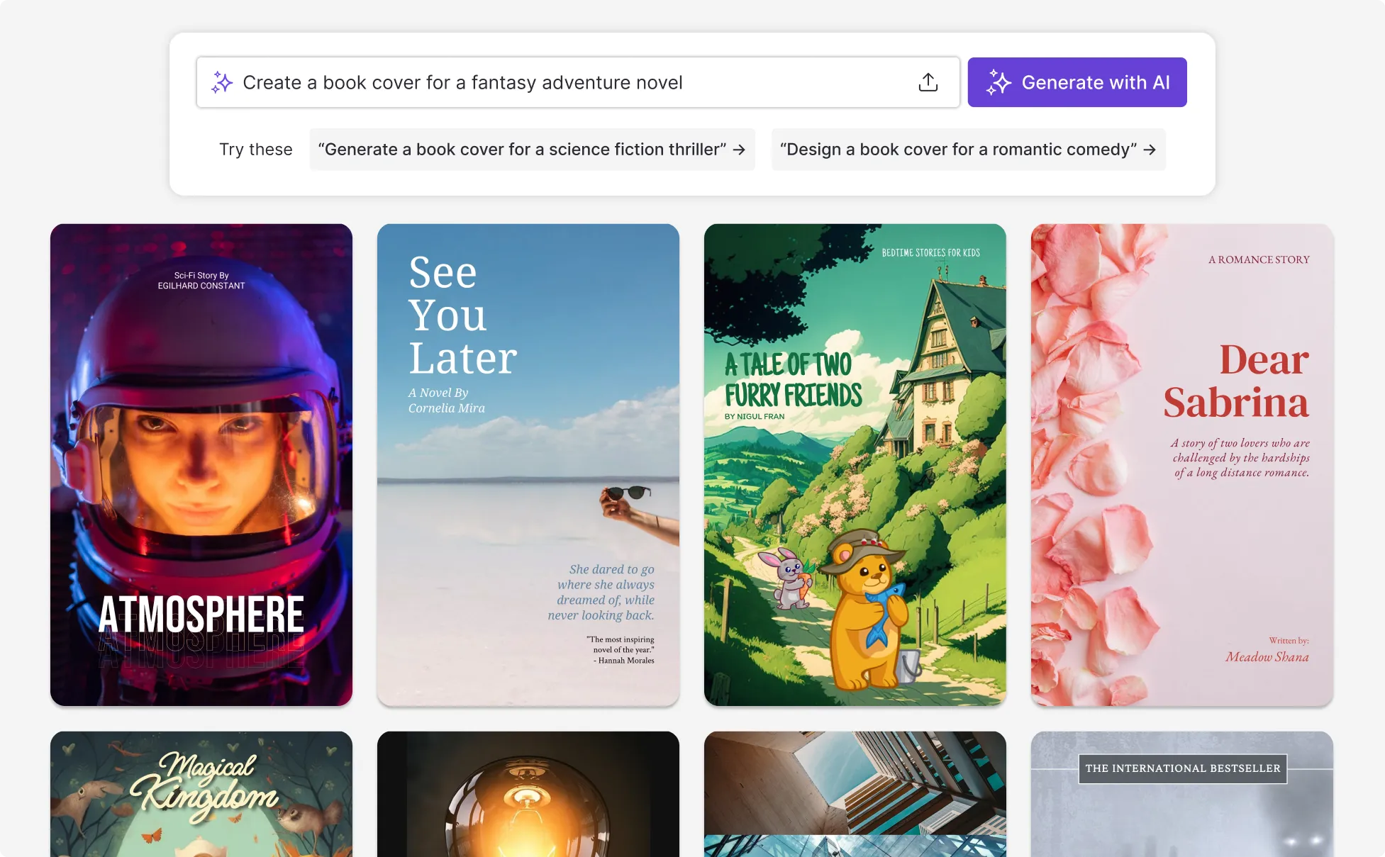 Canva AI Book Cover Generator
