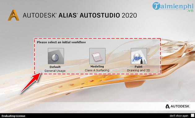Quy trình làm việc với Alias AutoStudio