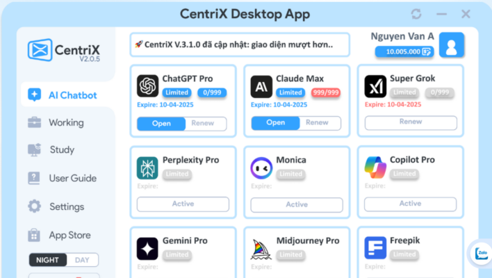 Centrix app