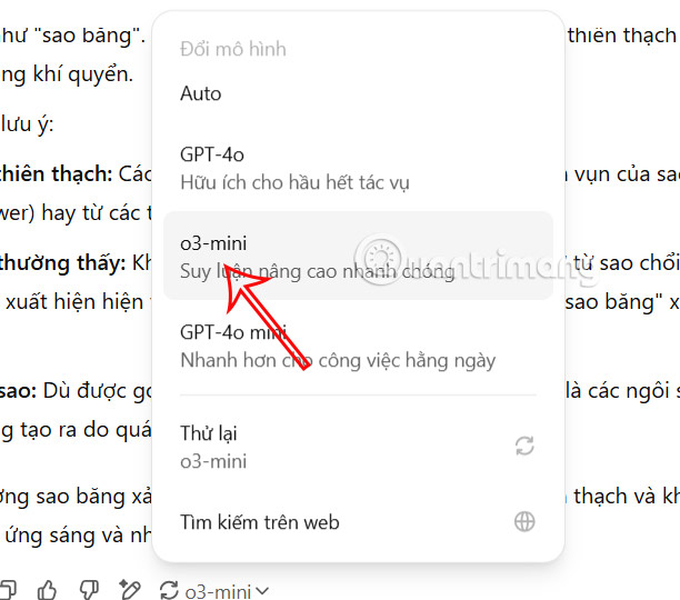 Cách sử dụng ChatGPT o3-mini miễn phí - QuanTriMang.com