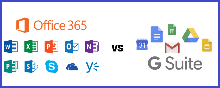 Office 365 vs G Suite: Which one suits best for your business| i2k2 Networks