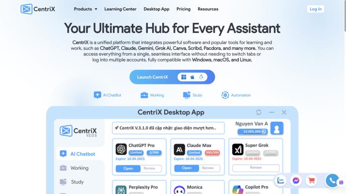 Centrix app