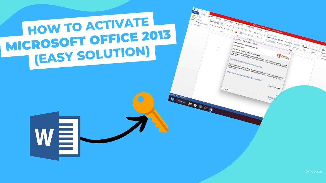 Kích hoạt Office 2013 bằng MAK