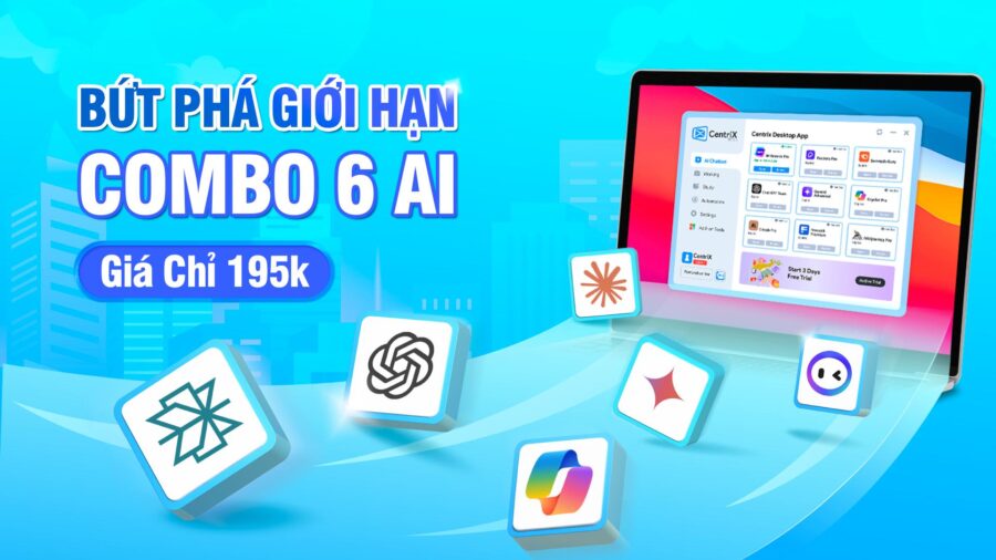 CentriX Unlimited - Combo 6 AI Tools - Month
