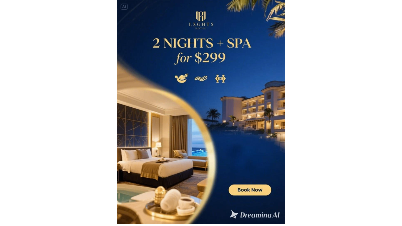 Dreamina làm poster banner