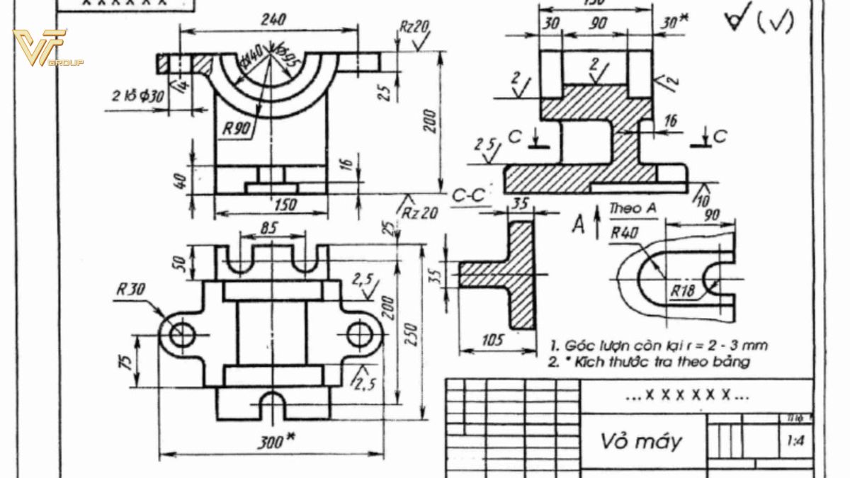 Cách đọc bản vẽ AutoCAD