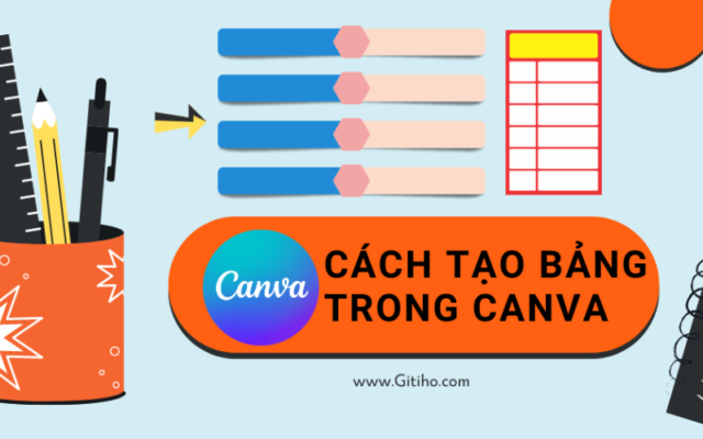 Cách tạo bảng trong Canva