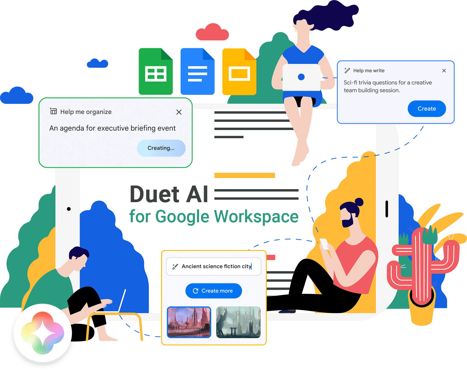 Làm việc thông minh hơn với Duet AI cho Google Workspace