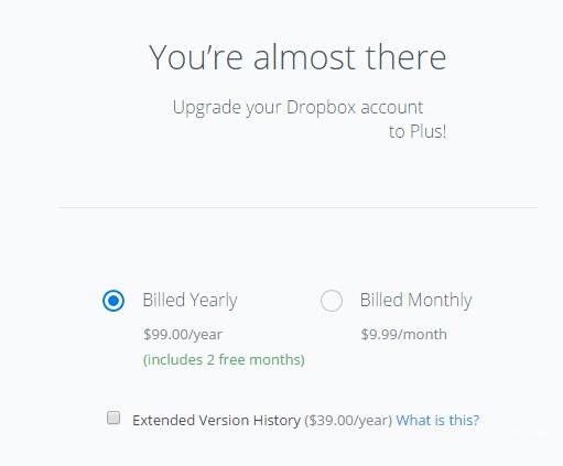 Hướng dẫn nâng cấp Dropbox Plus