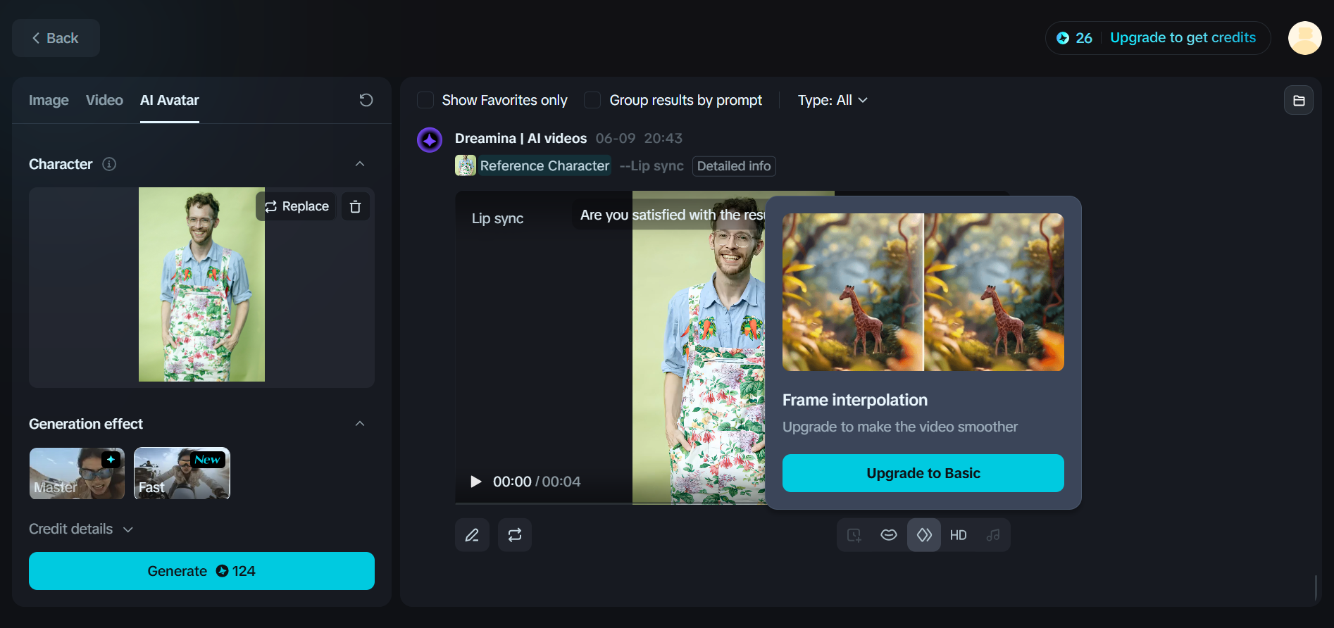 Dreamina tạo nội dung