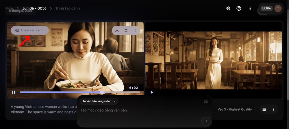 Công nghệ video AI Veo 3 hoạt động