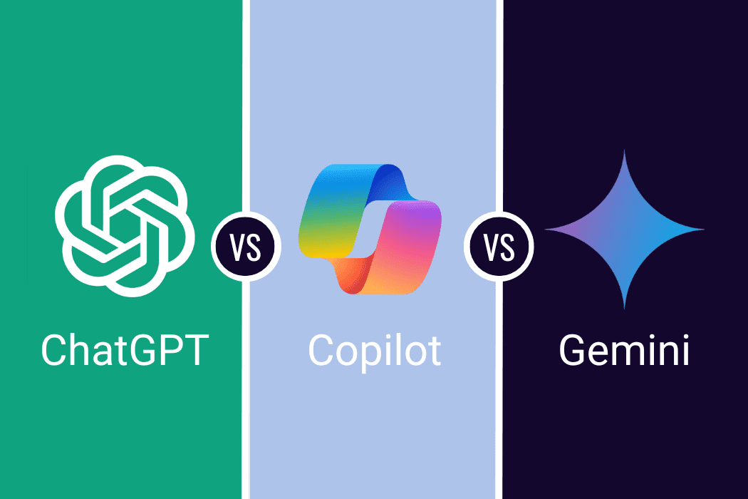 ChatGPT vs. Microsoft Copilot vs. Gemini