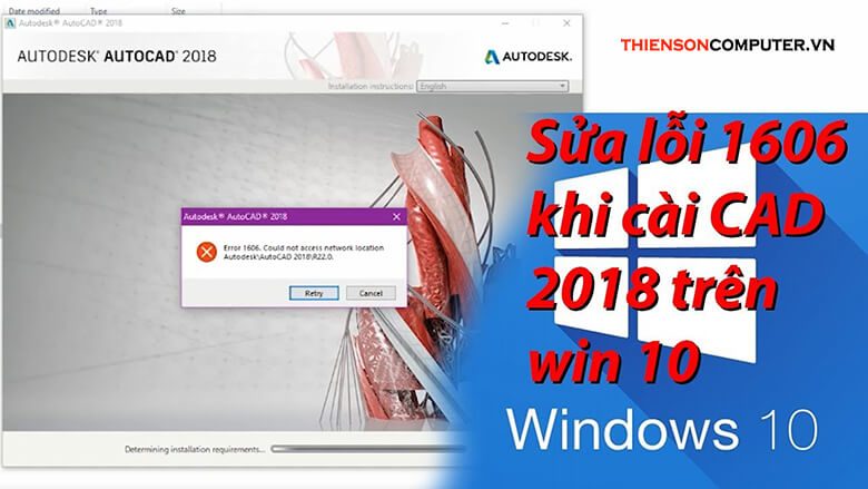 Phân quyền thư mục sửa lỗi AutoCAD 1606