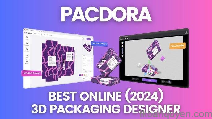 Thiết kế bao bì 3D bằng Pacdora