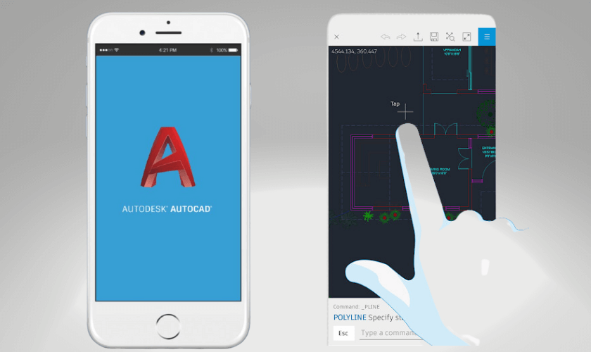 So sánh AutoCAD Mobile và PC