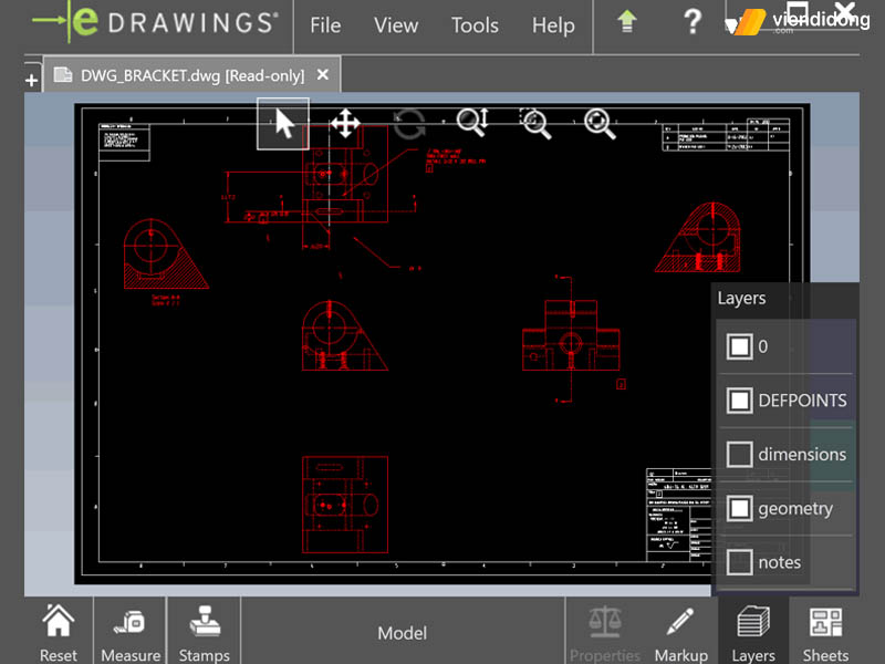 Chuyển đổi file DWG sang PDF