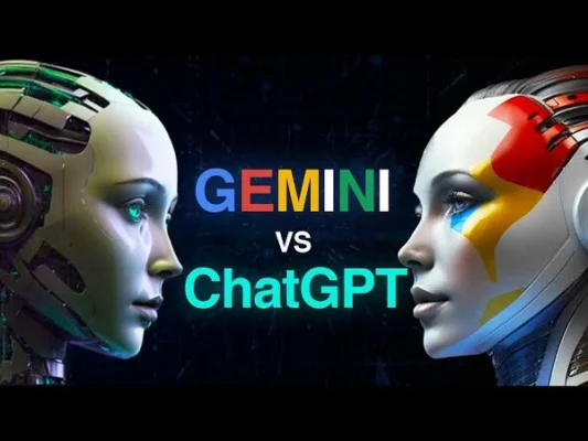 Google Gemini và ChatGPT