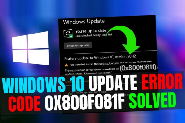 Khắc phục lỗi 0x800f081f Windows 10